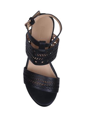 black ankle strap wedges - 15817358 - Standard Image - 4