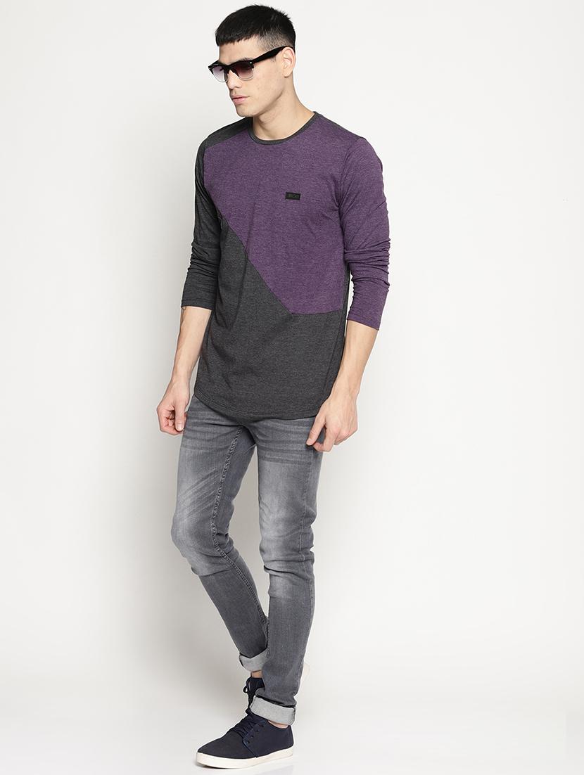 multi colored color block t-shirt - 15817581 - Zoom Image - 4