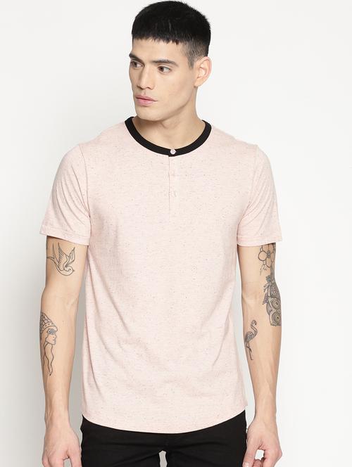 beige all over print t-shirt - 15817592 - Standard Image - 1