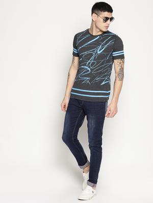 grey all over print t-shirt - 15817610 - Standard Image - 4