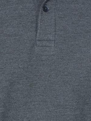 solid grey polo t-shirt - 15821350 - Standard Image - 4