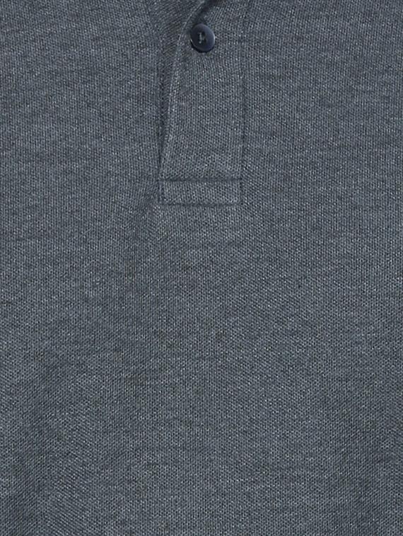 solid grey polo t-shirt - 15821350 - Zoom Image - 4