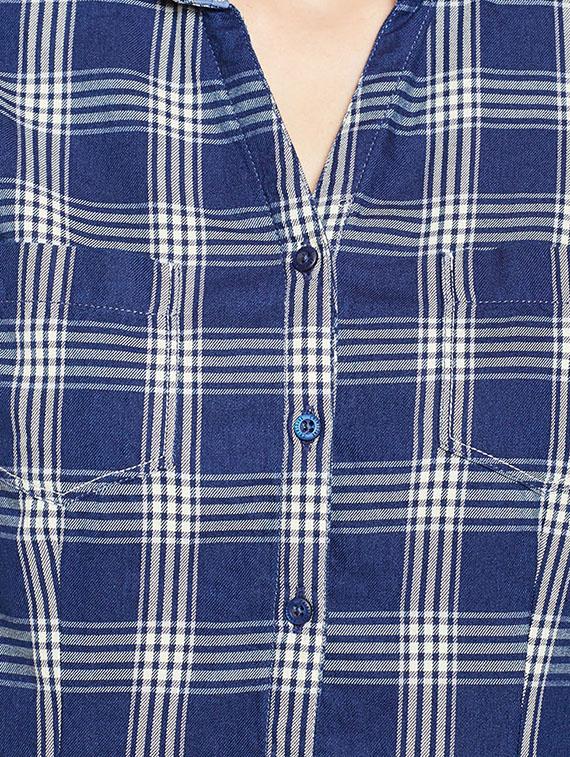 pocket patch checkered shirt - 15821461 - Zoom Image - 4