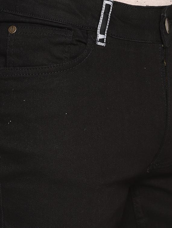black denim plain jeans - 15824721 - Zoom Image - 4