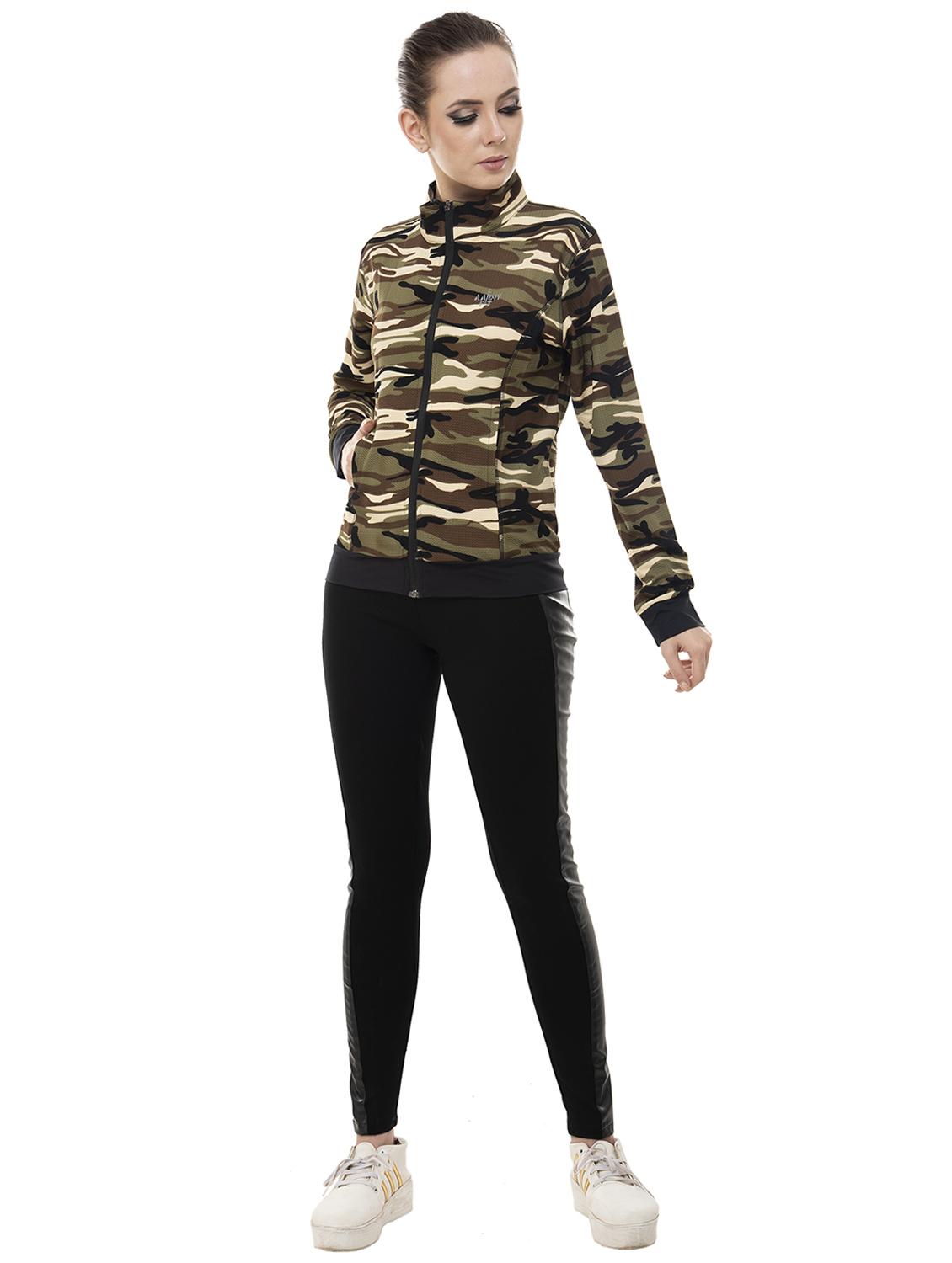 zip up camouflage jacket - 15828861 - Zoom Image - 4