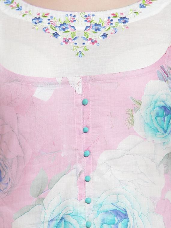 high low printed kurta - 15832343 - Zoom Image - 4