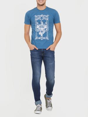 blue cotton washed jeans - 15832965 - Standard Image - 4