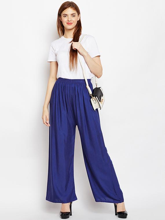 high waist straight palazzo - 15834484 - Zoom Image - 4