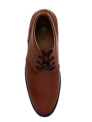 tan leather lace-up derbys - 15835779 - Standard Image - 4