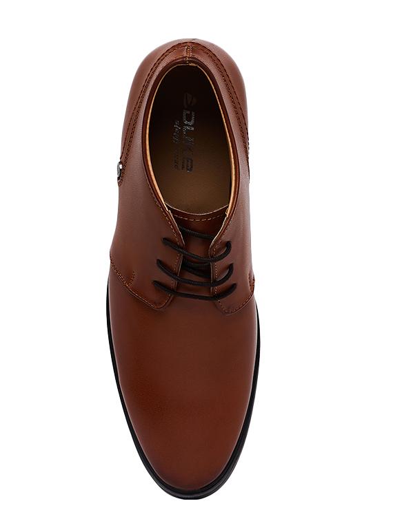 tan leather lace-up derbys - 15835779 - Zoom Image - 4