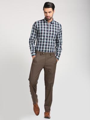 multicolor checkered casual shirt - 15837752 - Standard Image - 4