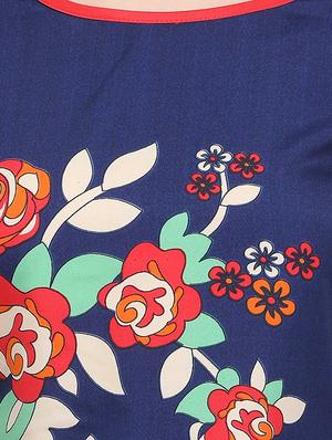 Printed straight kurta - 15839350 - Standard Image - 4