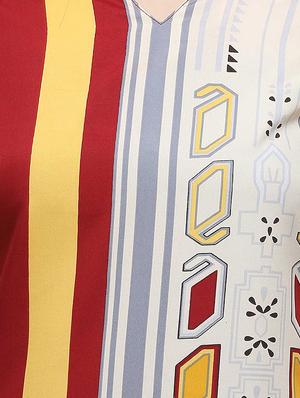 printed straight kurta - 15839353 - Standard Image - 4