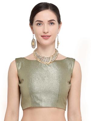 embroidered green flared lehenga - 15839994 - Standard Image - 4