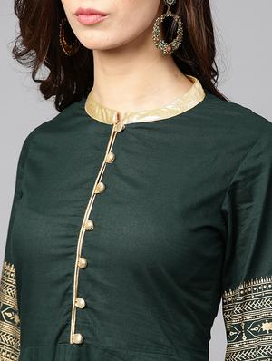floral printed flared kurta - 15840641 - Standard Image - 4