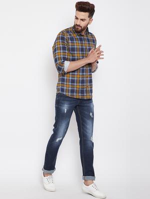 blue denim ripped jeans - 15840810 - Standard Image - 4