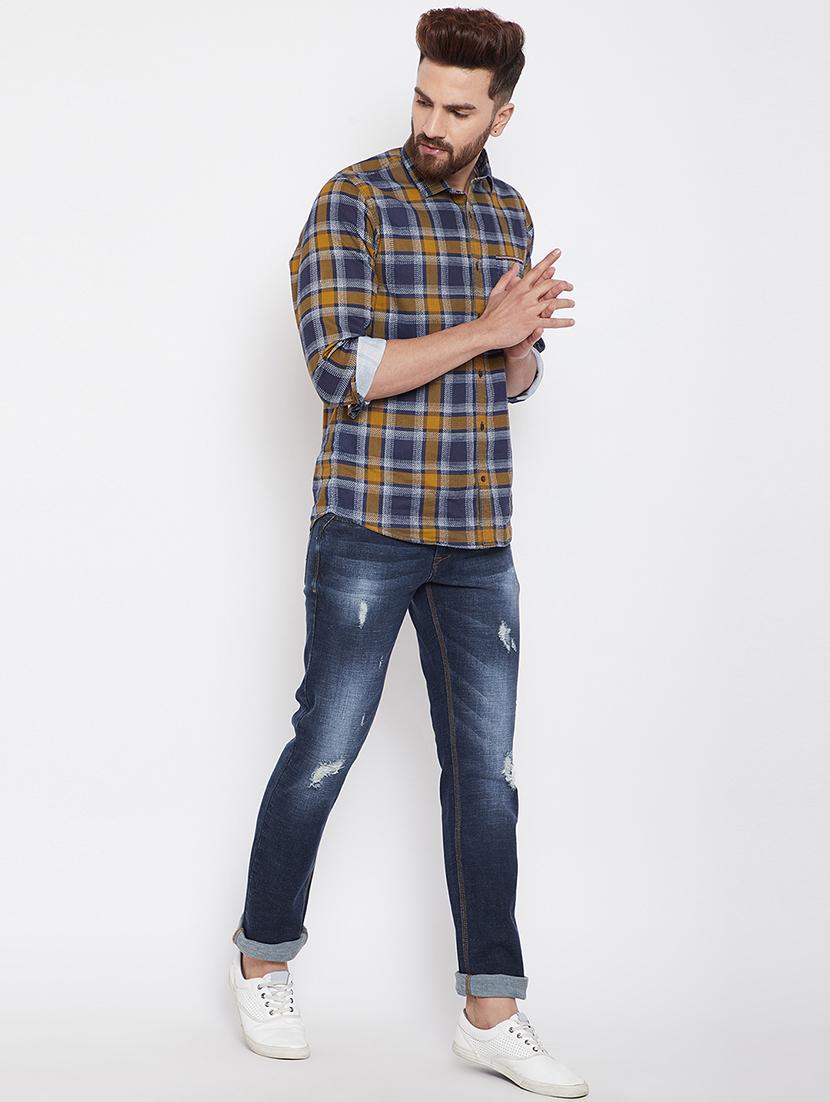 blue denim ripped jeans - 15840810 - Zoom Image - 4