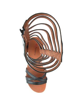 black gladiators sandals - 15841913 - Standard Image - 4