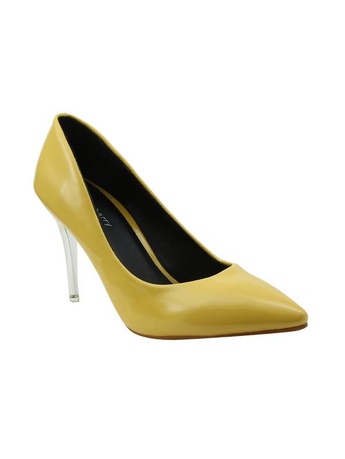 yellow slip on pumps - 15841983 - Standard Image - 1