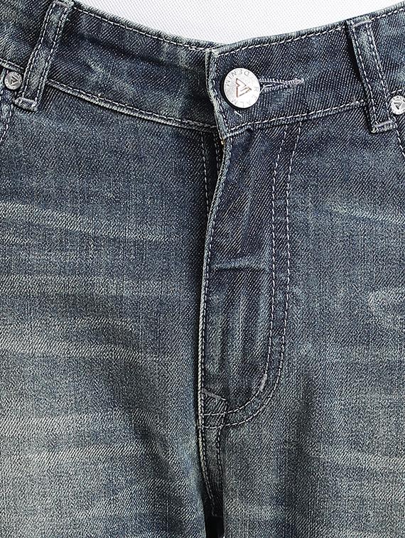 blue cotton washed jeans - 15843108 - Zoom Image - 4