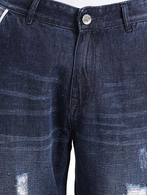 blue cotton blend ripped jeans - 15843145 - Standard Image - 4