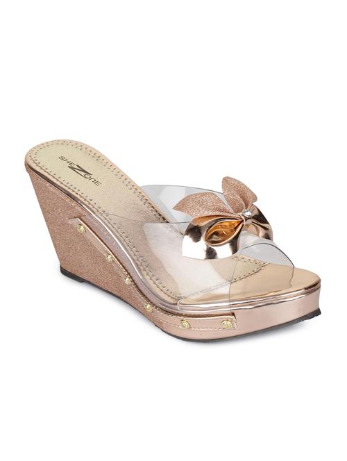 beige slip on wedges - 15844898 - Standard Image - 1