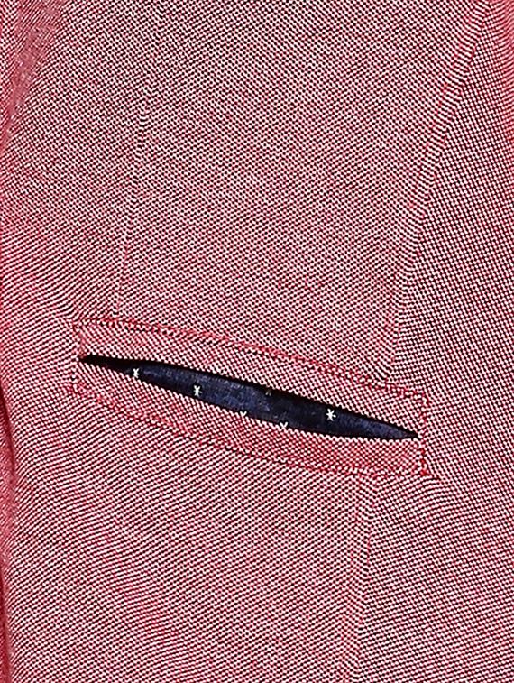 elbow patch back slit casual blazer - 15845712 - Zoom Image - 4