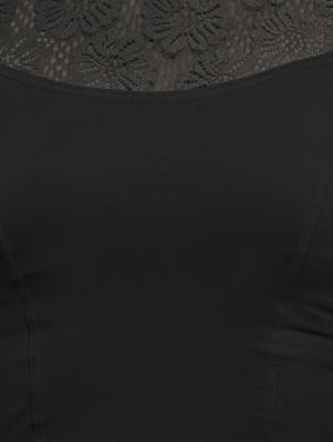 net sleeved solid blouse - 15846894 - Standard Image - 4