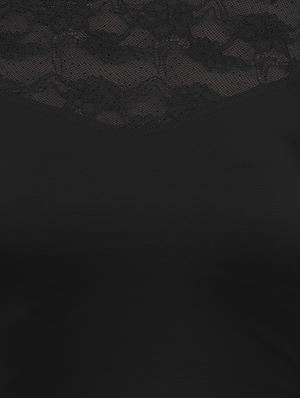 net solid blouse - 15846898 - Standard Image - 4