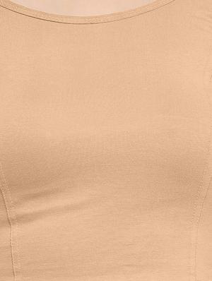 Net solid blouse - 15846903 - Standard Image - 4