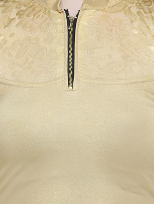 net solid blouse - 15846911 - Standard Image - 4