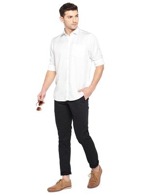 white solid casual shirt - 15847376 - Standard Image - 4
