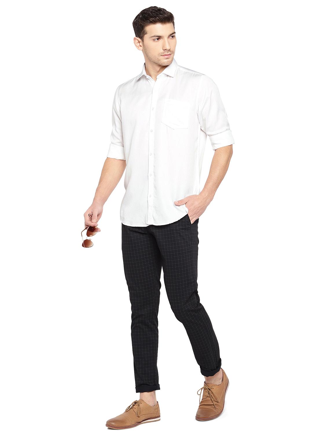 white solid casual shirt - 15847376 - Zoom Image - 4