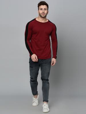 maroon cotton t-shirt - 15848273 - Standard Image - 4