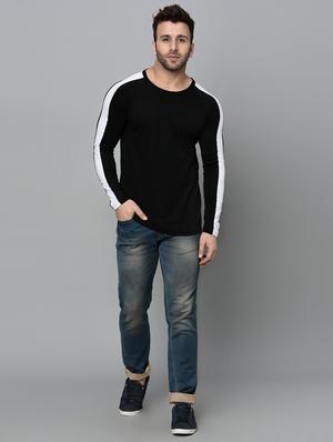 black monochrome long sleeves t-shirt - 15848274 - Standard Image - 4
