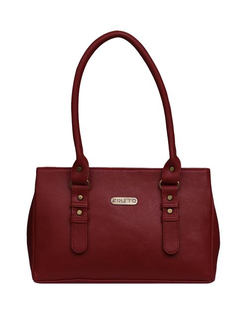 red leatherette (pu) regular handbag - 15848961 - Standard Image - 1