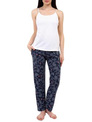 drawstring waist floral pajama - 15849256 - Standard Image - 4