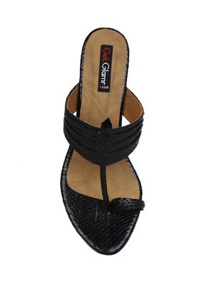 black one toe sandals - 15850932 - Standard Image - 4