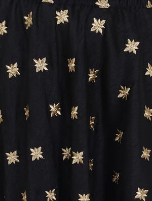 Zari embroidered flared skirt - 15851580 - Standard Image - 4