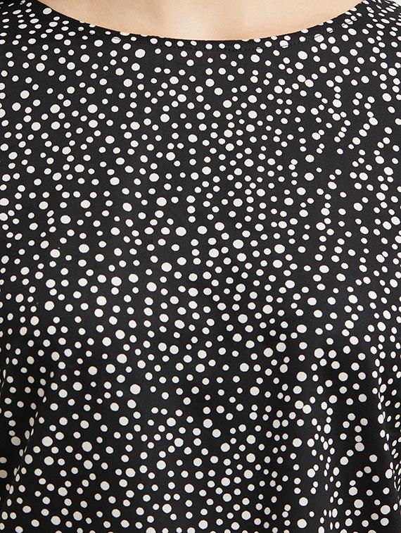 polka dots crew neck top - 15851683 - Zoom Image - 4