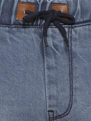 light blue denim jogger - 15852032 - Standard Image - 4