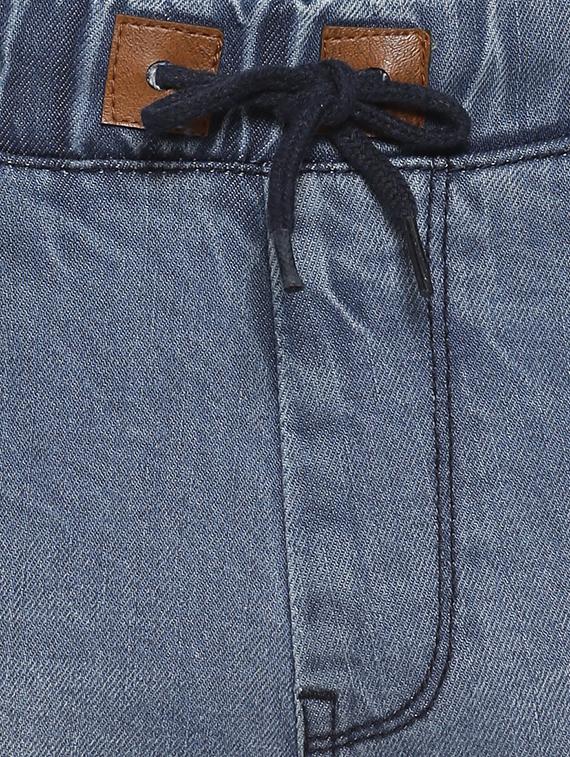 light blue denim jogger - 15852032 - Zoom Image - 4