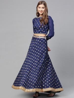 foil printed blouse - 15852430 - Standard Image - 4