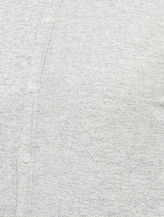 grey cotton casual shirt - 15854375 - Zoom Image - 4