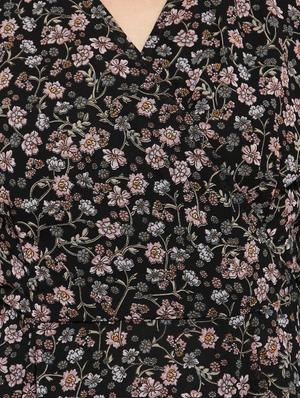 floral high slit maxi dress - 15854465 - Standard Image - 4
