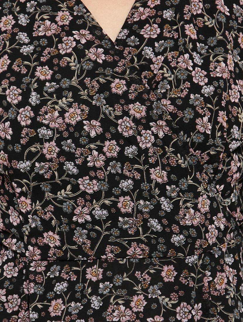 floral high slit maxi dress - 15854465 - Zoom Image - 4