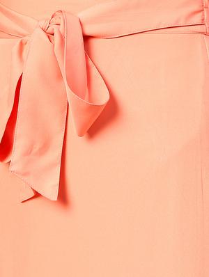 tie-knot waist ruffled high-low skirt - 15856049 - Standard Image - 4