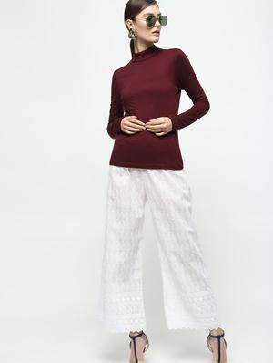 high rise paisley palazzo - 15857713 - Standard Image - 4