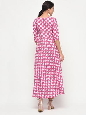floral printed flared kurta - 15858660 - Standard Image - 4