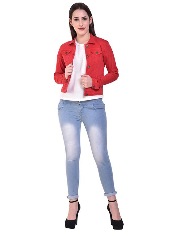 button-up denim jacket - 15858750 - Zoom Image - 4